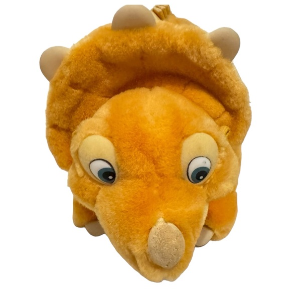 VINTAGE 1988 THE LAND BEFORE TIME CERA TRICERATOPS STUFFED ANIMAL PLUSH TOY - Picture 3 of 7
